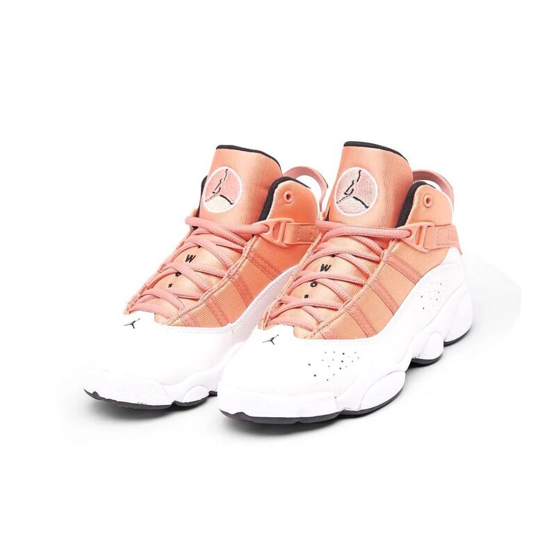 Little Kids Jordan 6 Rings Lt Madder Root/White-Black (Dm8964 801)