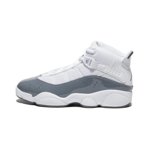 Little Kids Jordan 6 Rings White/Cool Grey-White (323432 121)