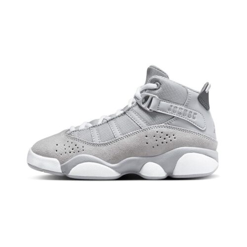 Little Kids Jordan 6 Rings Wolf Grey/Cool Grey-White (323432 009)