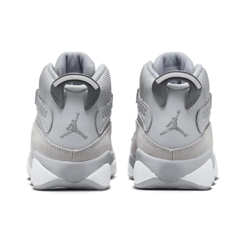 Little Kids Jordan 6 Rings Wolf Grey/Cool Grey-White (323432 009)