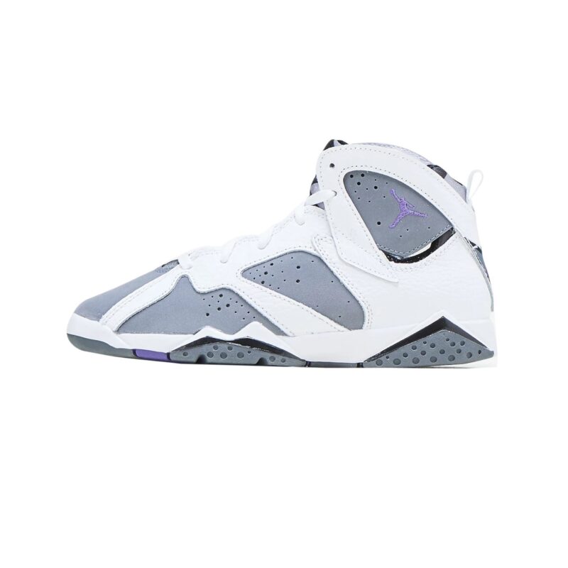 Little Kids Jordan 7 Retro Bp Flint White/Varsity Purple (Dj2778 100)