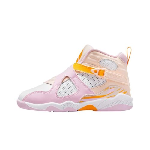 Little Kids Jordan 8 Retro Artic Punch Org Pearl/Lt Artc Pnk (580529 816)