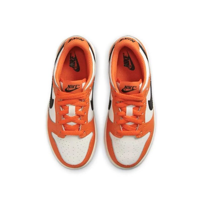 Little Kids Nike Dunk Low Phantom/Black-Safety Orange (Dh9756 003)