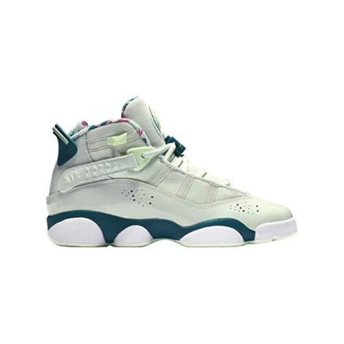 Little Kidsjordan 6 Rings Barely Grey/White-Green Abyss (323431 003)