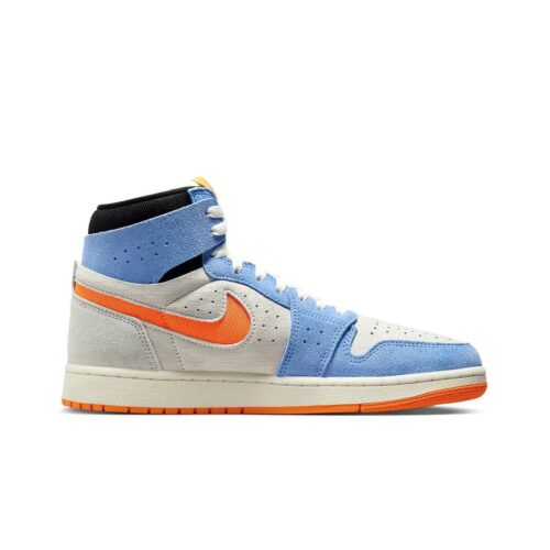 Mens Jordan 1 High Zoom Air Cmft 2 Sail/Alpha Orange-Royal Pulse (Dv1307 184)