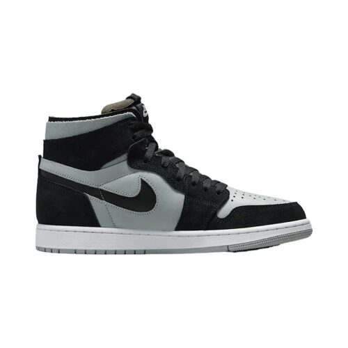 Mens Jordan 1 High Zoom Air Cmft Black/White/Smoke Grey (Ct0978 001)