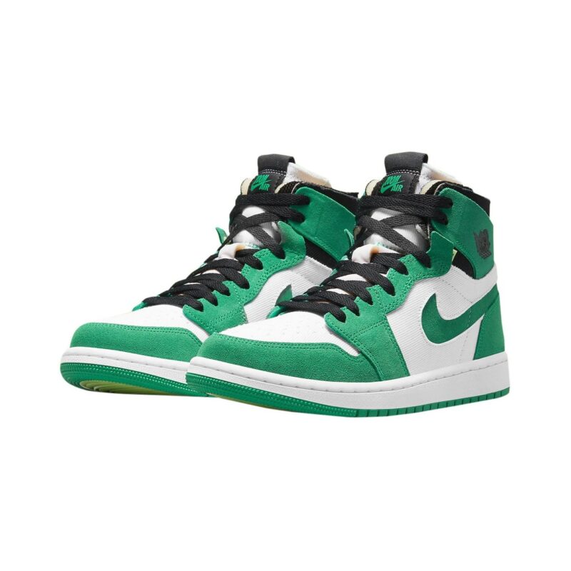 Mens Jordan 1 High Zoom Air Cmft Stadium Green/Black-White (Ct0978 300)