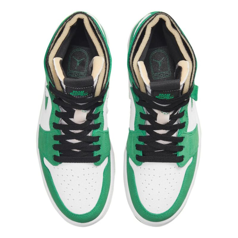 Mens Jordan 1 High Zoom Air Cmft Stadium Green/Black-White (Ct0978 300)