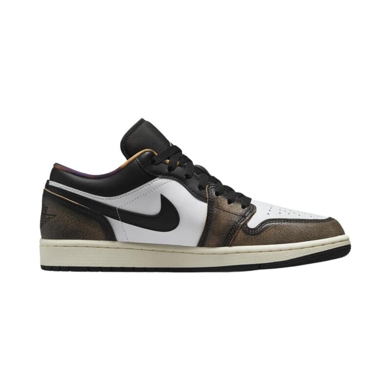 Mens Jordan 1 Low Se Black/White Onyx-White-Sail (Dq8422 001)