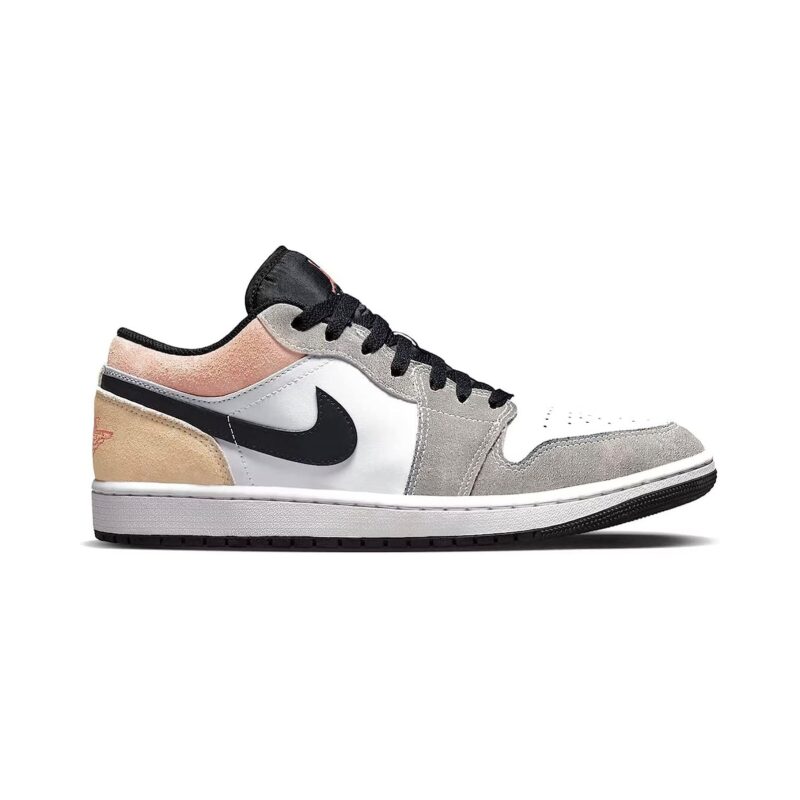 Mens Jordan 1 Low Se Flight Club Black/Sundial-Magic Ember (Dx4334 008)