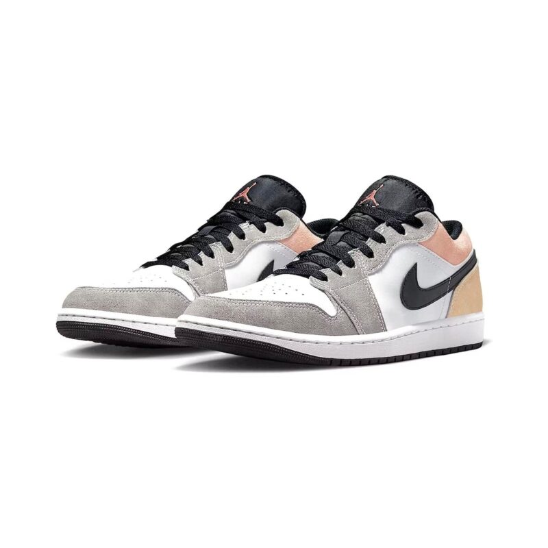 Mens Jordan 1 Low Se Flight Club Black/Sundial-Magic Ember (Dx4334 008)