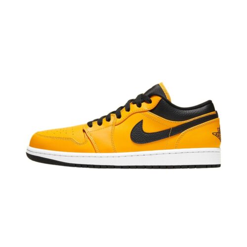 Mens Jordan 1 Low University Gold University Gold/Black-White (553558 700)