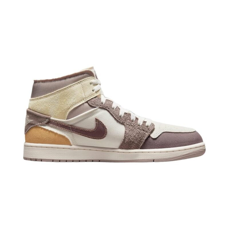 Mens Jordan 1 Mid Se Craft Sail/Taupe Haze-Fossil Stone (Dm9652 102)