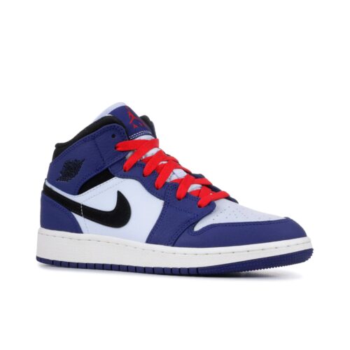 Mens Jordan 1 Mid Se Deep Royal Blue/Black (852542 400)