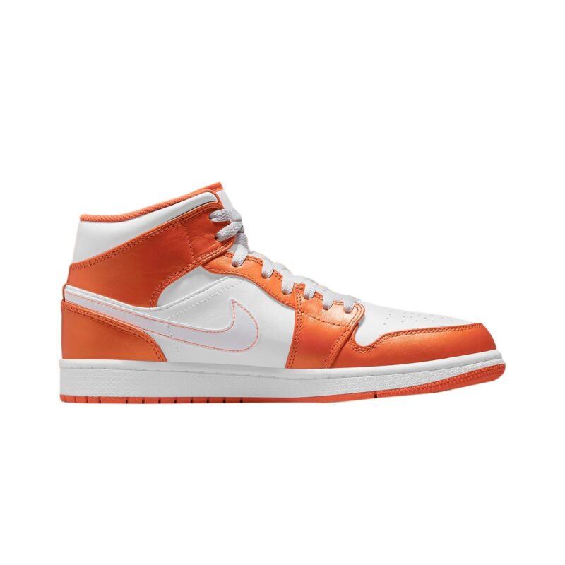 Mens Jordan 1 Mid Se Metallic Orange Electro Orange/Black-White (Dm3531 800)