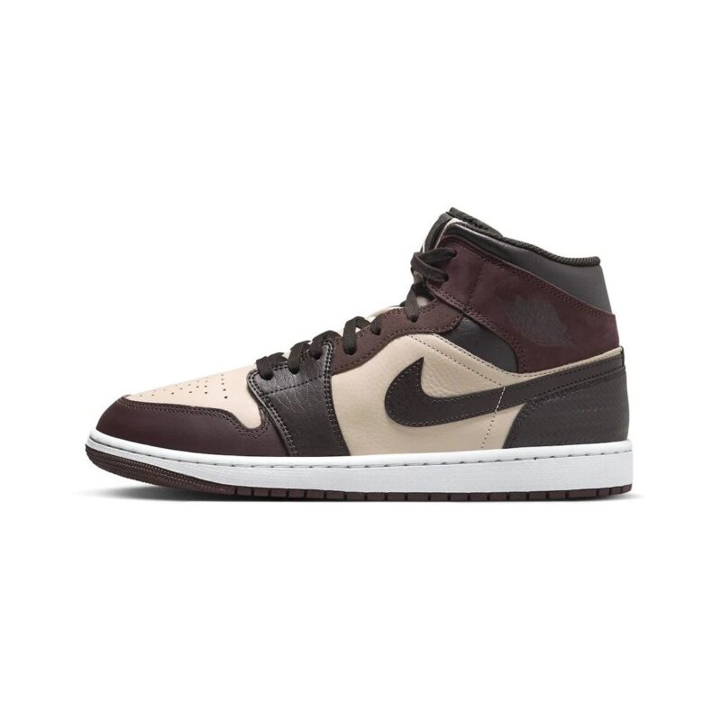 Mens Jordan 1 Mid Se Paris Ymca Velvet Brown/Earth-Sanddrift (Fz4359 200)