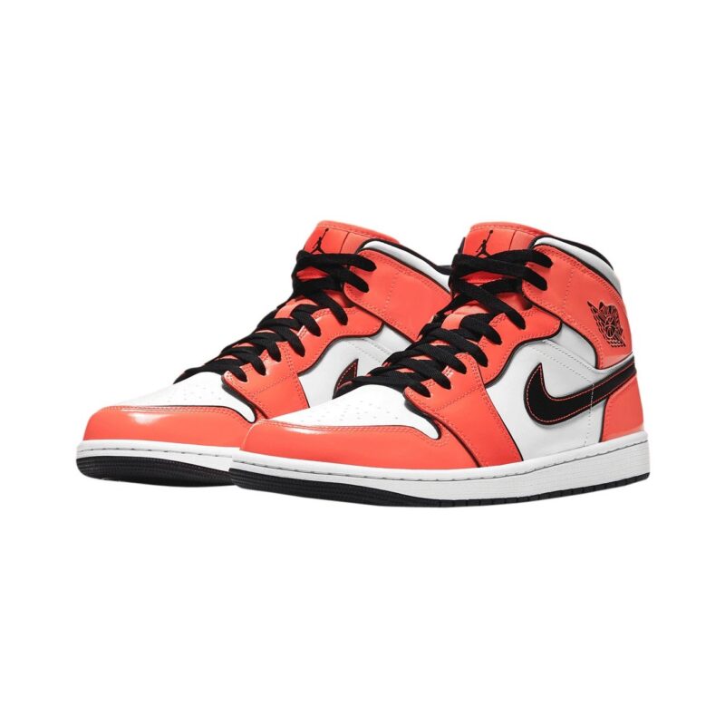 Mens Jordan 1 Mid Se Turf Orange/Black-White (Dd6834 802)