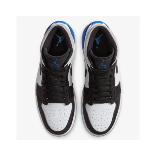 Mens Jordan 1 Mid Se Union Royal Wht/Blk-Lt Sol Flr/Hy Ryl (852542 102)