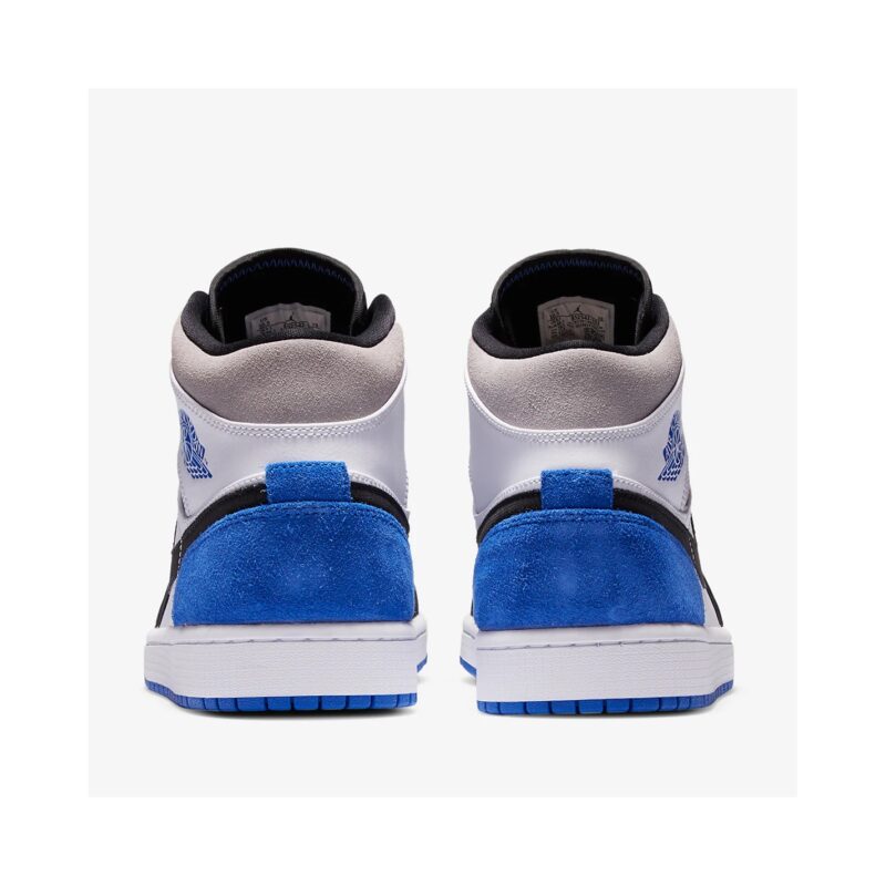 Mens Jordan 1 Mid Se Union Royal Wht/Blk-Lt Sol Flr/Hy Ryl (852542 102)