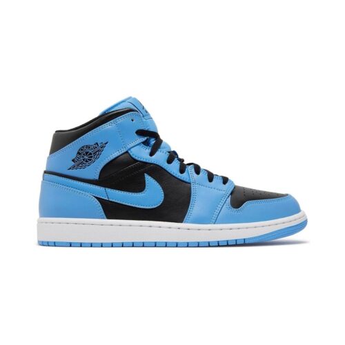 Mens Jordan 1 Mid University Blue/Black-White (Dq8426 401)