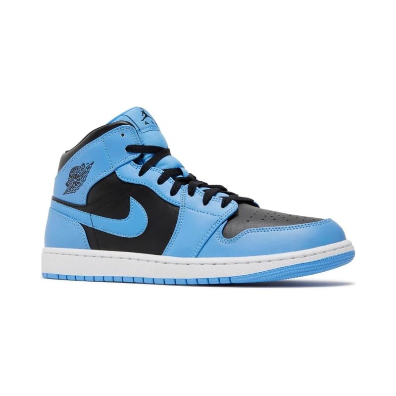 Mens Jordan 1 Mid University Blue/Black-White (Dq8426 401)