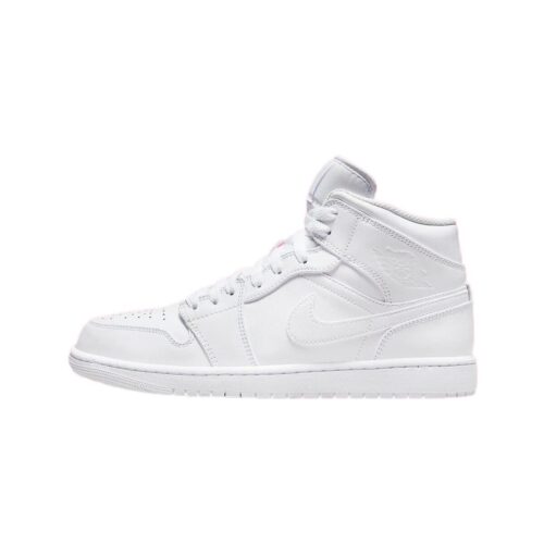 Mens Jordan 1 Mid White/White-White (554724 136)