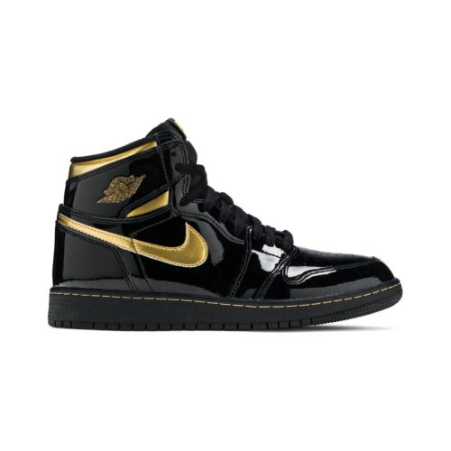 Mens Jordan 1 Retro High Og Black/Metallic Gold-Black 2020 (555088 032)