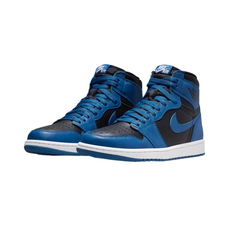 Mens Jordan 1 Retro High Og Dark Marina Blue Black-White (555088 404)