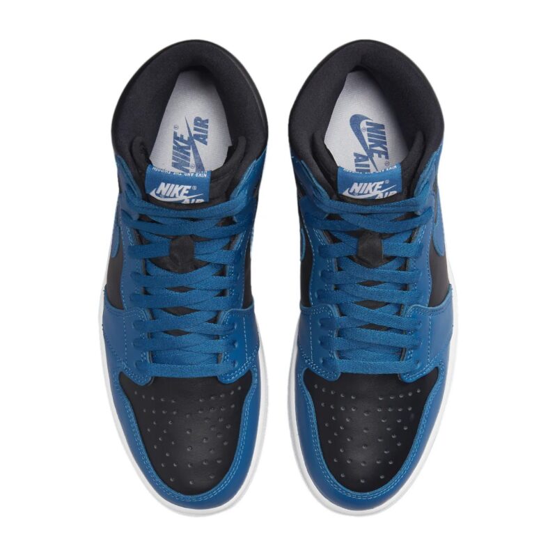 Mens Jordan 1 Retro High Og Dark Marina Blue Black-White (555088 404)