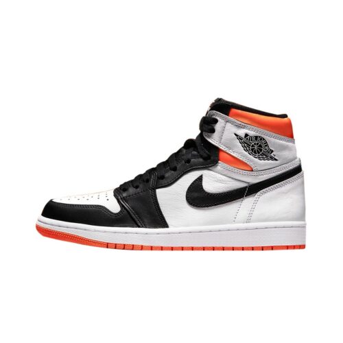 Mens Jordan 1 Retro High Og Electro Orange Wht/Blk-Elect Orange (555088 180)