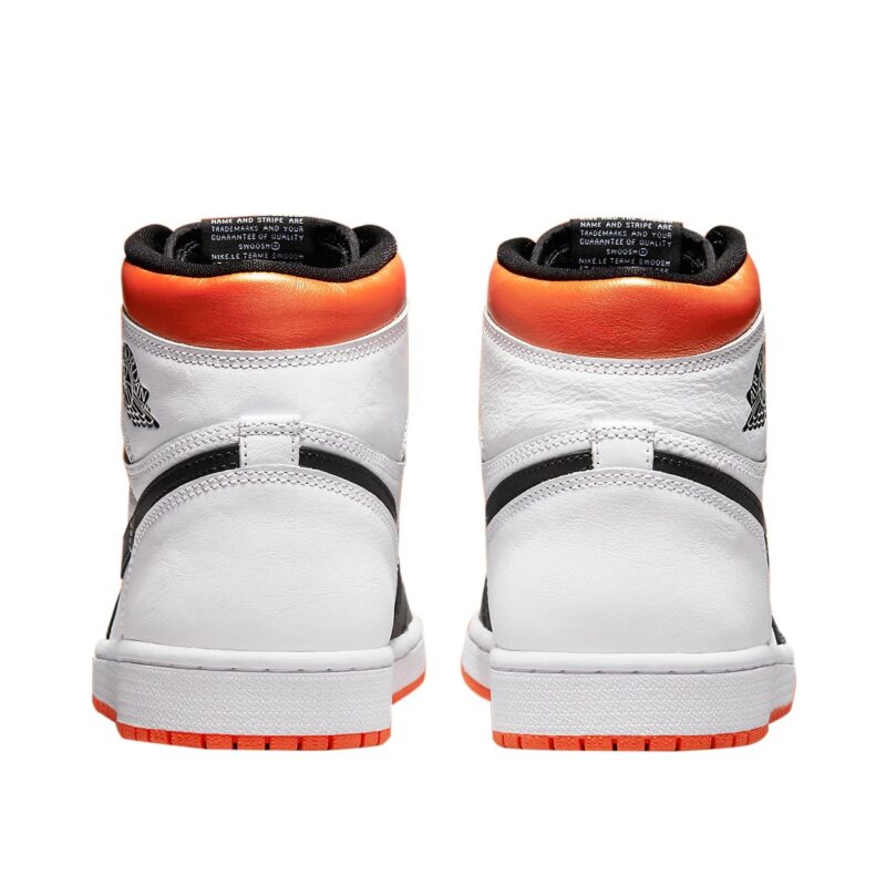 Mens Jordan 1 Retro High Og Electro Orange Wht/Blk-Elect Orange (555088 180)