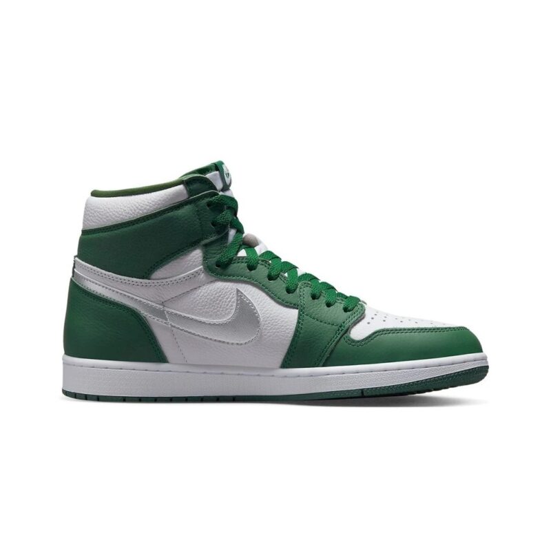 Mens Jordan 1 Retro High Og Gorge Green/Metallic Silver (Dz5485 303)