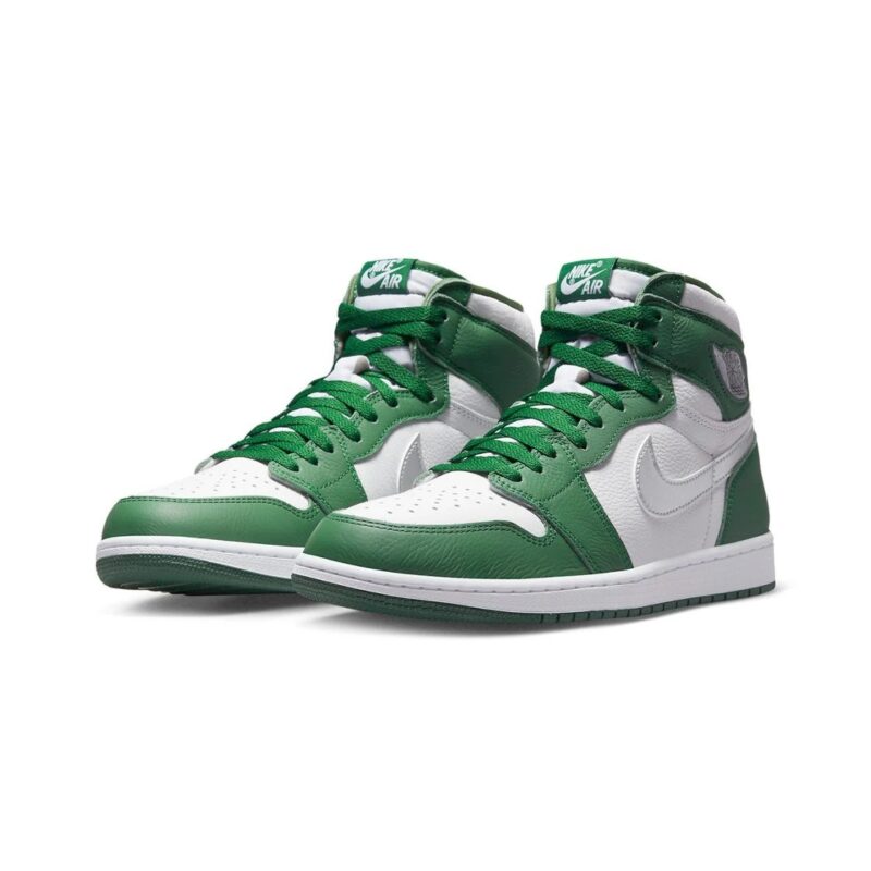 Mens Jordan 1 Retro High Og Gorge Green/Metallic Silver (Dz5485 303)