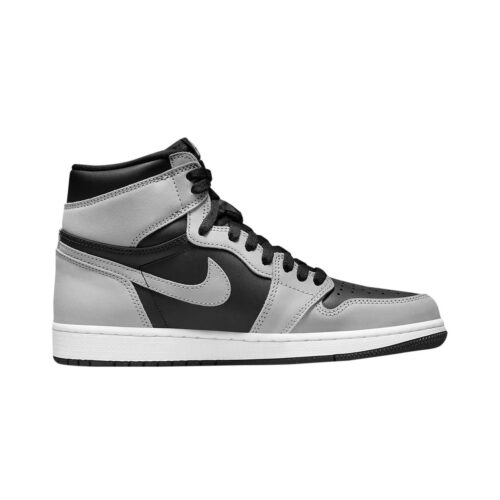 Mens Jordan 1 Retro High Og Shadow 2.0 Black/Lt Smoke Grey-White (555088 035)