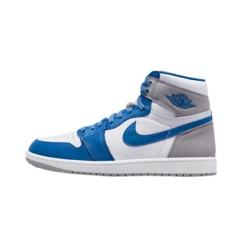 Mens Jordan 1 Retro High Og True Blue/White-Cement Grey (Dz5485 410)