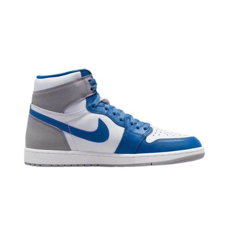 Mens Jordan 1 Retro High Og True Blue/White-Cement Grey (Dz5485 410)