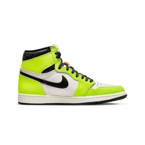 Mens Jordan 1 Retro High Og Visionaire Volt/Black-Sail (555088 702)