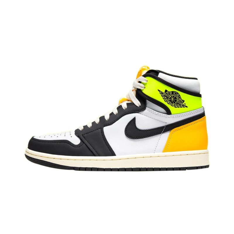 Mens Jordan 1 Retro High Og Volt Gold White/Black-Volt (555088 118)