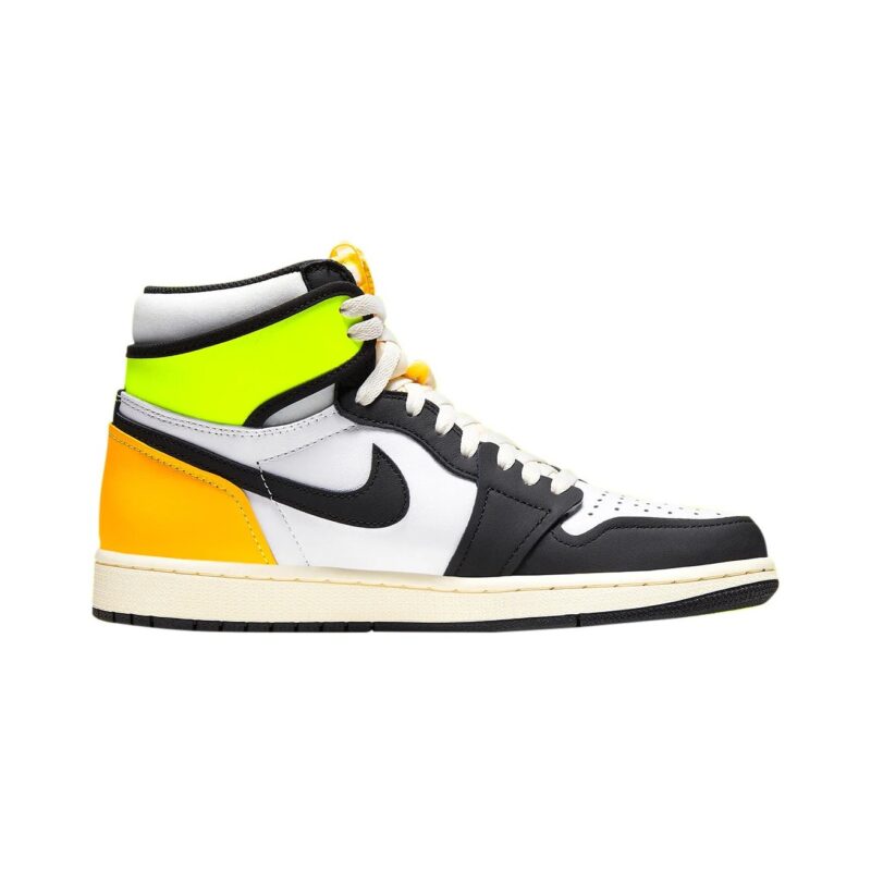 Mens Jordan 1 Retro High Og Volt Gold White/Black-Volt (555088 118)