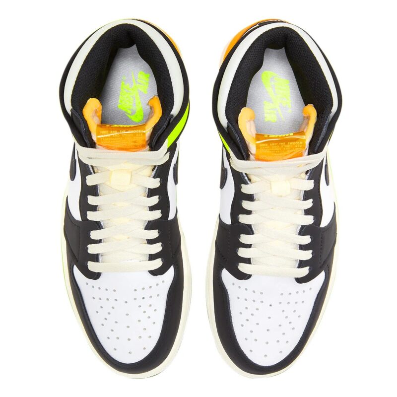 Mens Jordan 1 Retro High Og Volt Gold White/Black-Volt (555088 118)