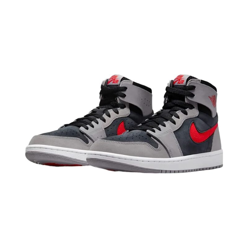 Mens Jordan 1 Zm Air Cmft 2 Black/Fire Red-Cement Grey (Dv1307 060)