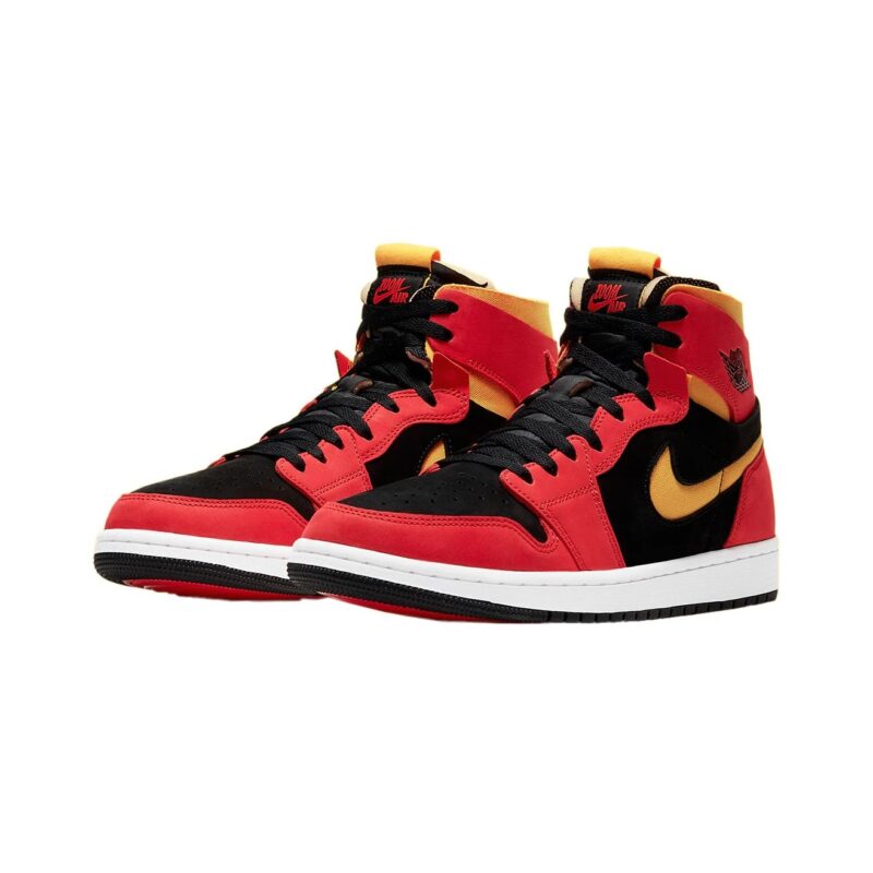 Mens Jordan 1 Zoom Air Cmft Chile Red Black/Chile Red-White (Ct0978 006)