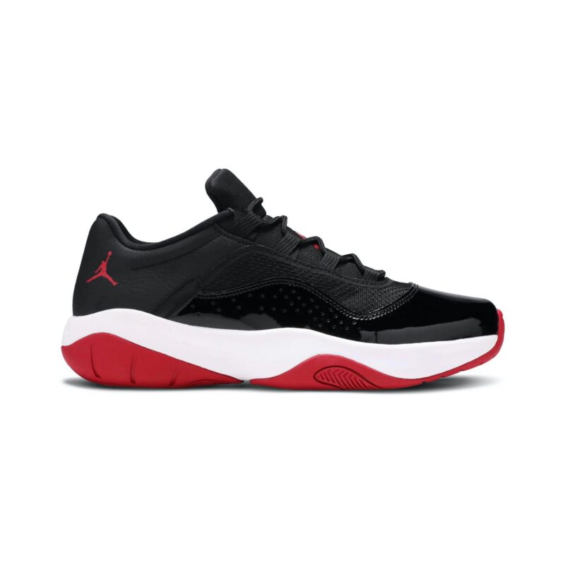 Mens Jordan 11 Cmft Low Bred Black/White-Gym Red (Dm0844 005)