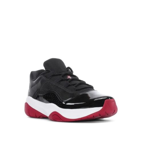 Mens Jordan 11 Cmft Low Bred Black/White-Gym Red (Dm0844 005)