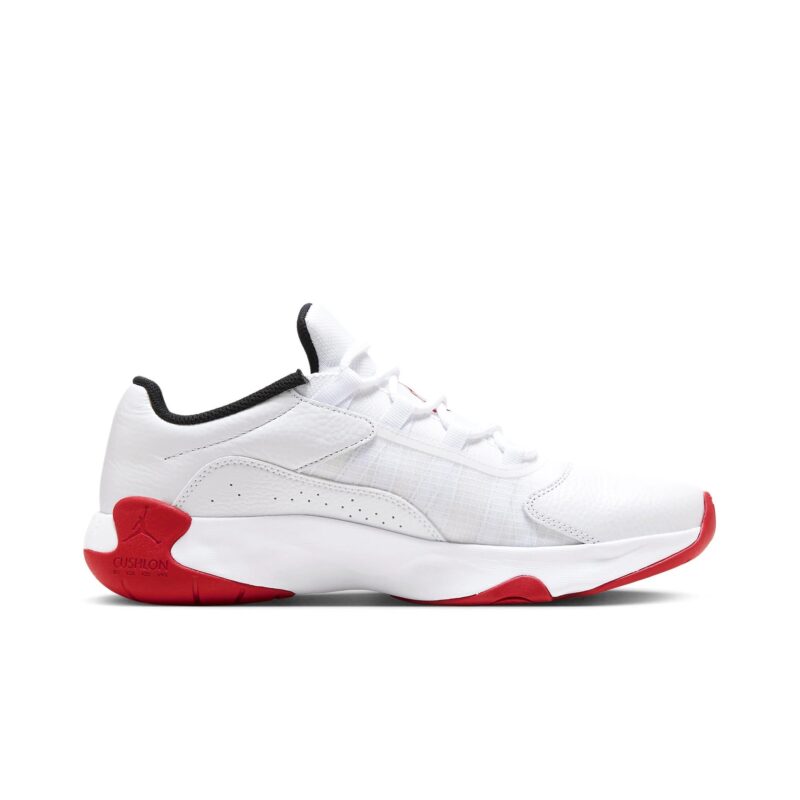 Mens Jordan 11 Cmft Low White/Black-Varsity Red (Cw0784 161)