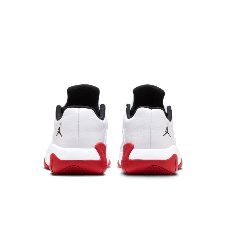 Mens Jordan 11 Cmft Low White/Black-Varsity Red (Cw0784 161)