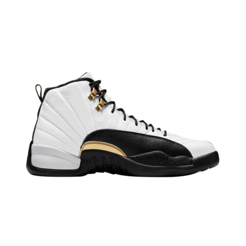 Mens Jordan 12 Retro Royalty White/Metallic Gold-Black (Ct8013 170)