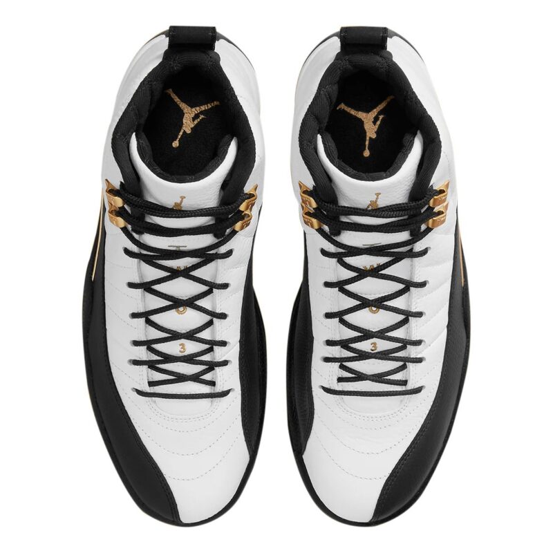 Mens Jordan 12 Retro Royalty White/Metallic Gold-Black (Ct8013 170)