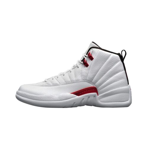 Mens Jordan 12 Retro Twist White/Black-University Red (Ct8013 106)