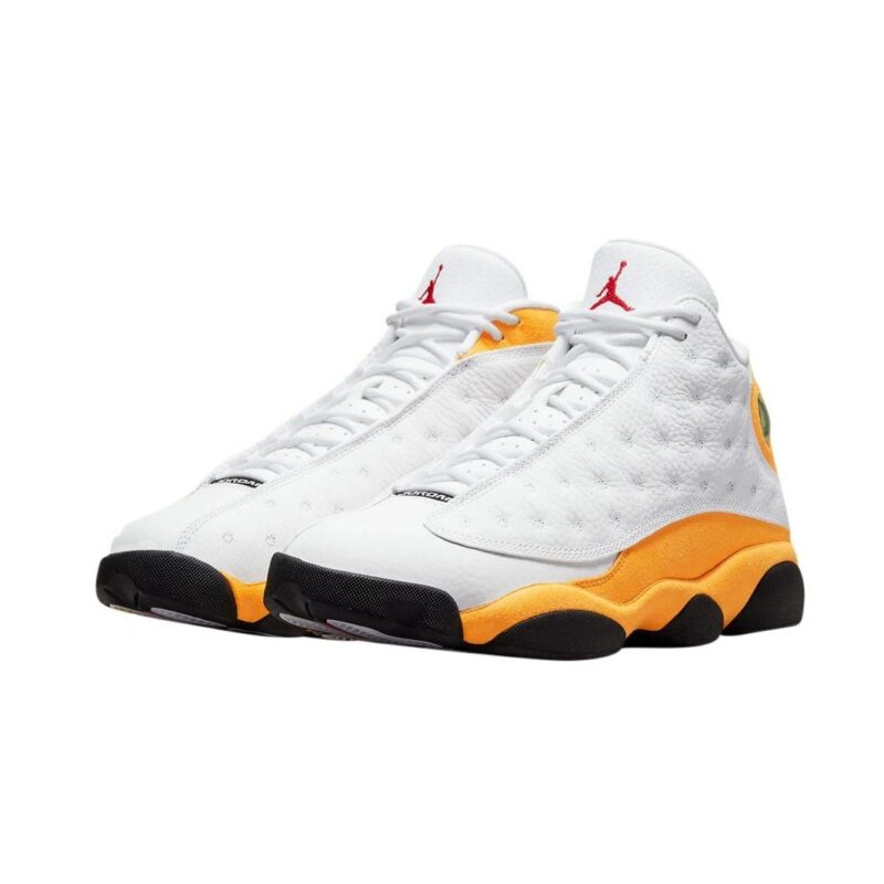 Mens Jordan 13 Retro Del Sol White/University Red-Del Sol (414571 167)